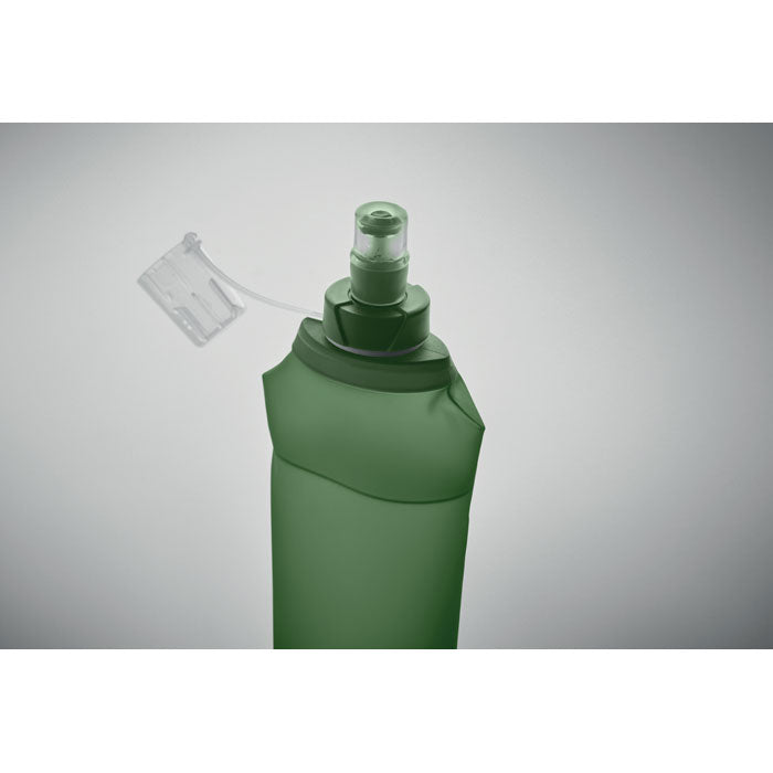 BITER - Botella de agua plegable 500ml con válvula de mordida y diseño portátil.