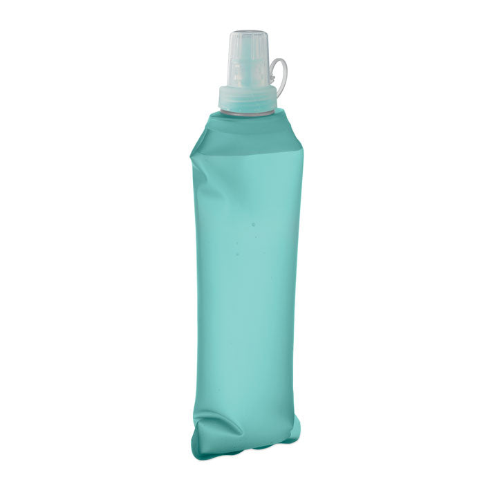 BITER - Botella de agua plegable 500ml, botella de TPU ligera y portátil para actividades al aire libre.
