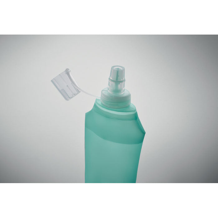 BITER - Botella de agua plegable 500ml con válvula de mordida, diseño ligero y portátil.