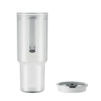 Vaso RPET transparente 1200 ml sin tapa, vista frontal