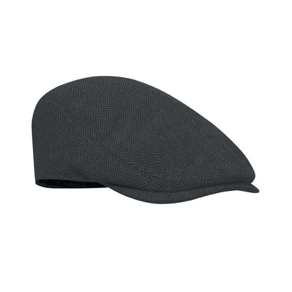 Gorra Newsboy gris melange vista frontal