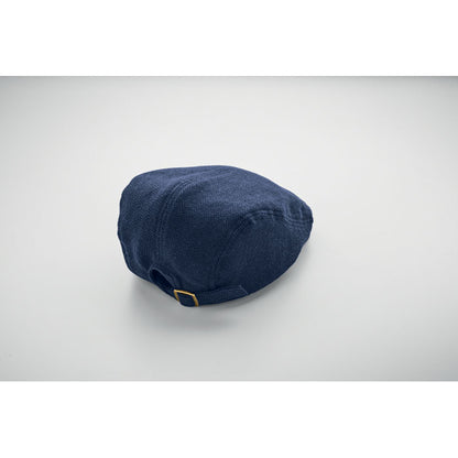 Gorra plana marrón vista lateral