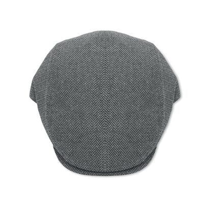 Gorra plana verde vista lateral