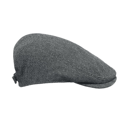 Detalle del tejido melange de la gorra
