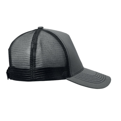 Gorra gris vista lateral