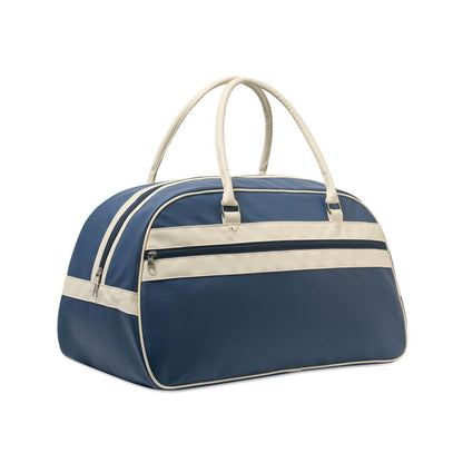 Bolsa de deporte en color azul con asas claras