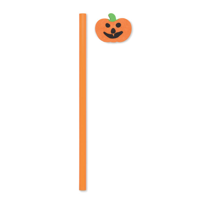WEENPEN - Lápiz de Halloween con goma en forma de calabaza, ideal para la temporada de Halloween.