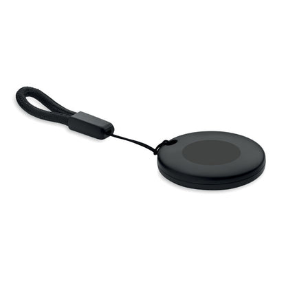 Localizador inteligente negro con correa flexible