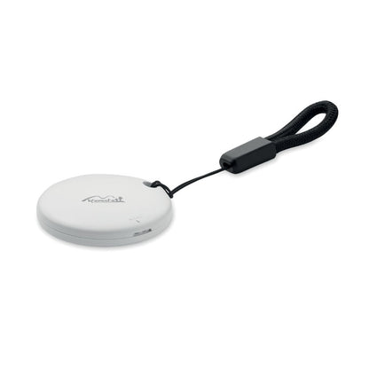Localizador blanco con correa flexible