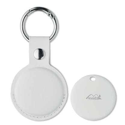 Localizador inteligente blanco con funda cerrada