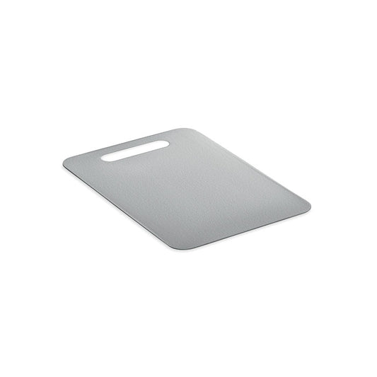 PLATI - Tabla de cortar de acero S, tabla de cortar pequeña de acero inoxidable, diseño moderno y funcional.