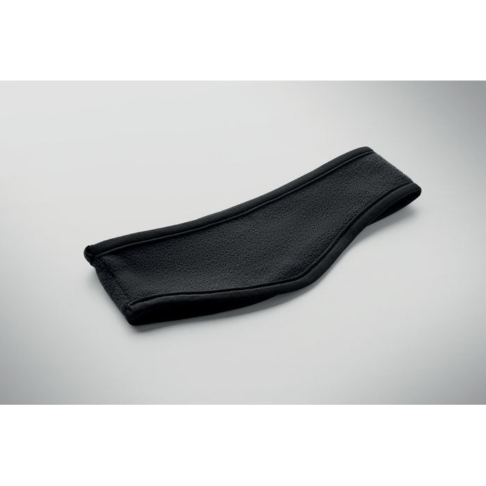 WAVES - Cinta polar para la cabeza, diseño suave y elástico en color negro.