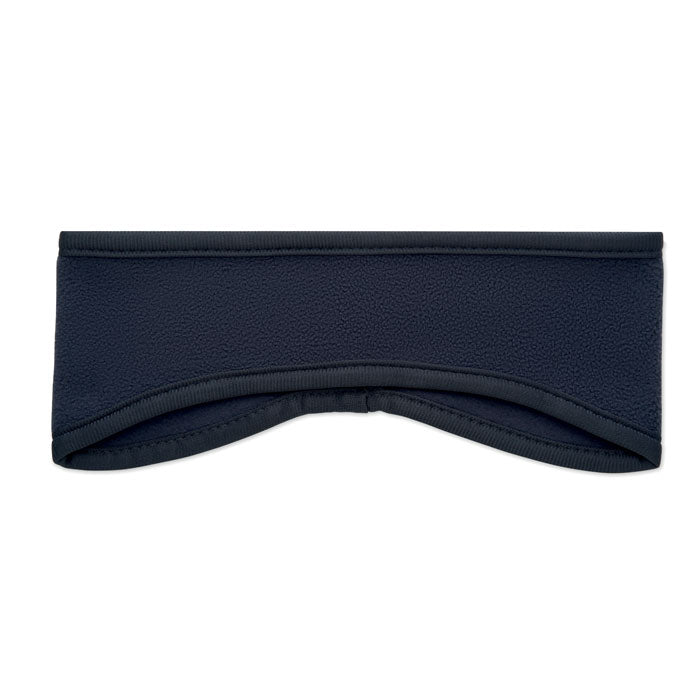 WAVES - Cinta polar para la cabeza en color oscuro, fabricada en forro polar suave y elástico.