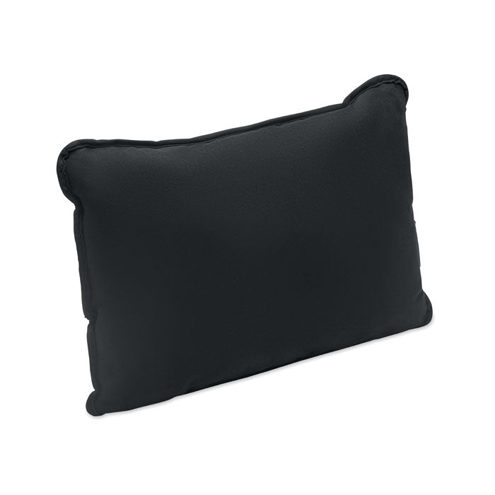 SUICUSH - Cojín de tela de ante con diseño elegante en color negro, ideal para mayor comodidad y soporte.