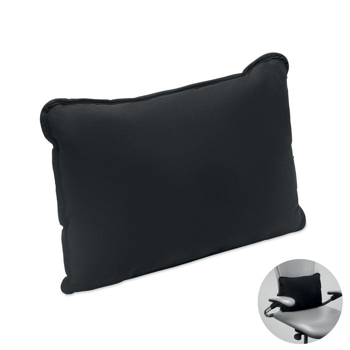 SUICUSH - Cojín de tela de ante en color negro, ideal para mayor comodidad en hogar y oficina.