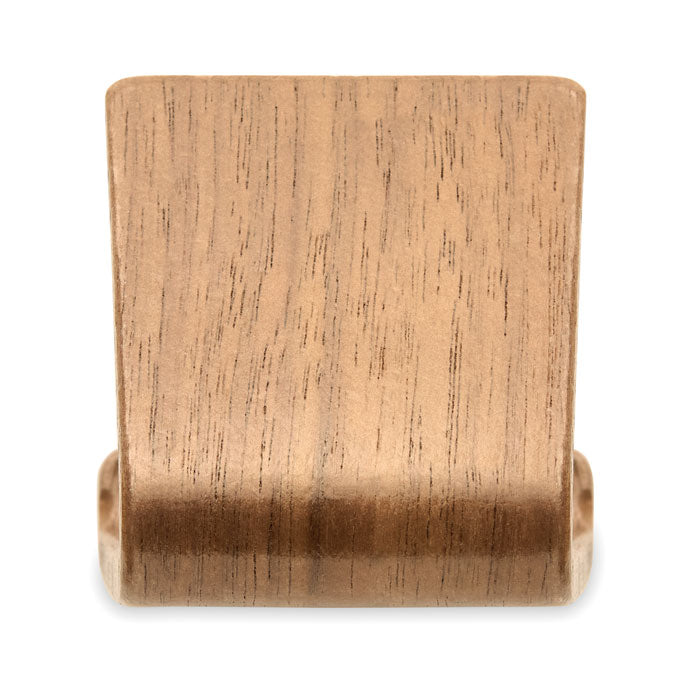 HOLD - Soporte teléfono madera nogal