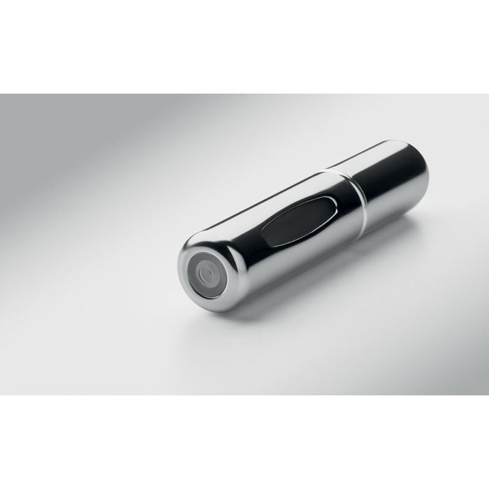 SPRAY - Atomizador recargable de 5 ml en aluminio electrochapado, diseño elegante y compacto.