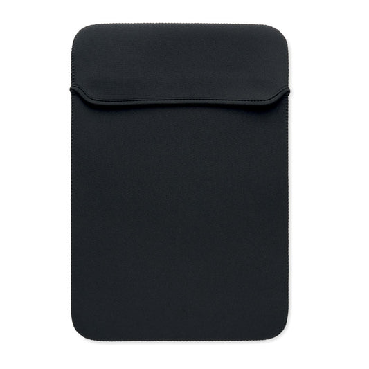 Funda neopreno portátil 16 pulgadas en color negro, ideal para proteger laptops de golpes y arañazos.