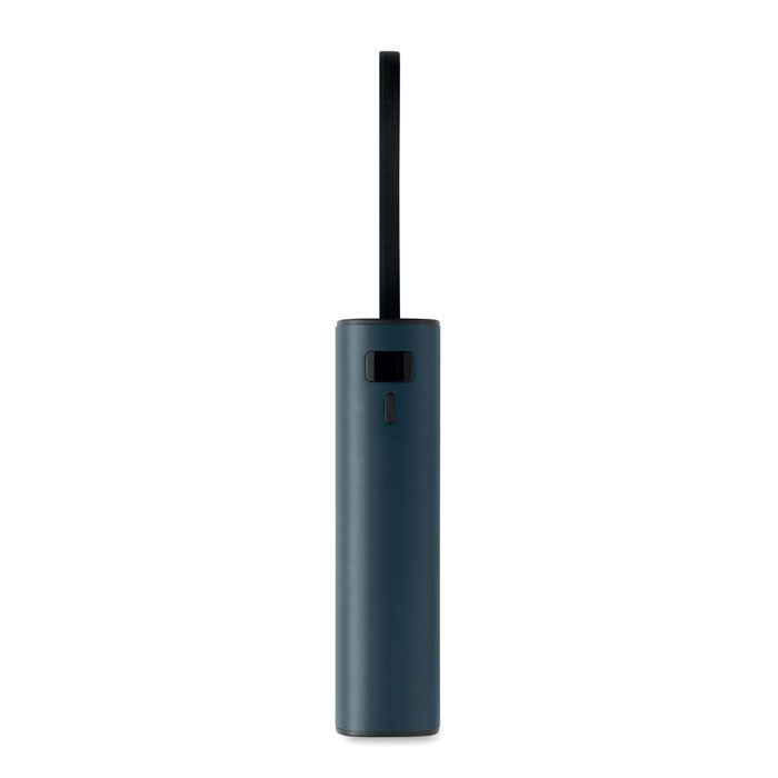 POWERTUBE - Powerbank 5000mAh PD 20W de color azul con diseño minimalista y puerto USB-C.