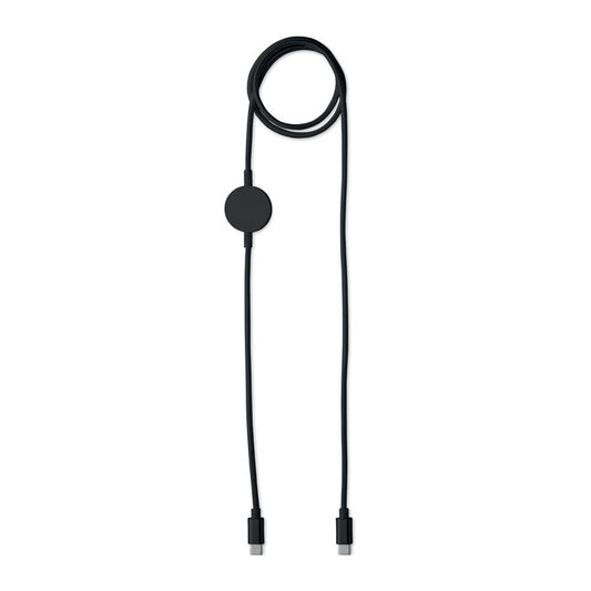 ARGER - Cable 60 W y cargador de reloj, cable USB-C de 1 m para carga y transferencia de datos.