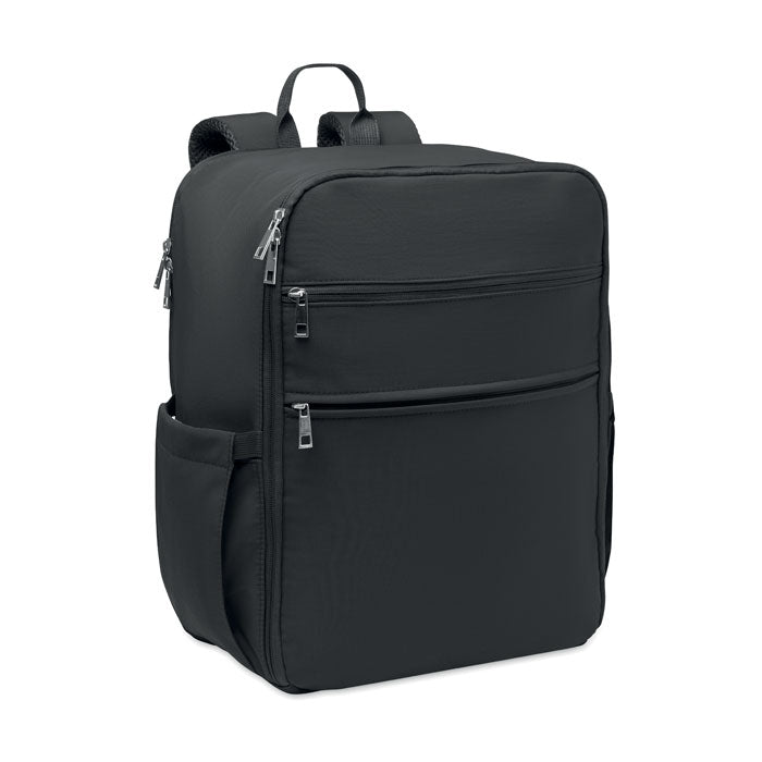 SALEM - Mochila cabina nylon 20L en color negro con múltiples bolsillos y diseño ergonómico