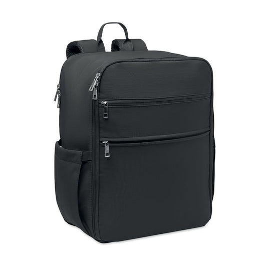 SALEM - Mochila cabina nylon 20L en color negro con múltiples bolsillos y diseño ergonómico