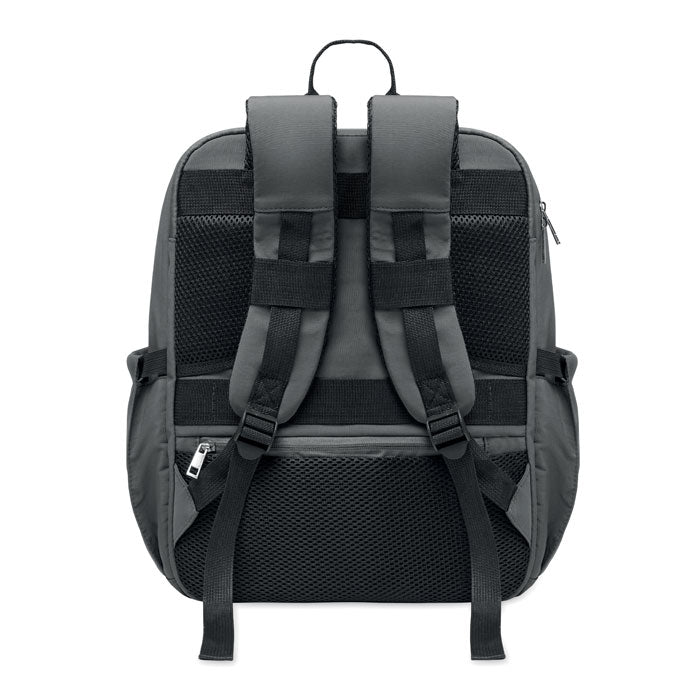 SALEM - Mochila cabina nylon 20L vista trasera con correas acolchadas y diseño ergonómico.