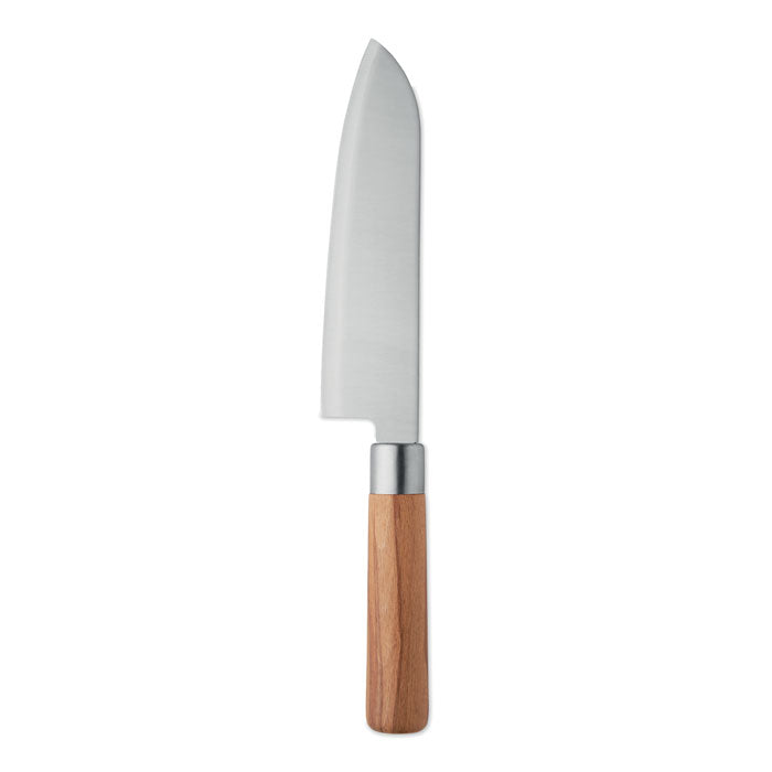 SLICE - Cuchillo chef madera de haya con hoja de acero inoxidable y mango de madera de haya.