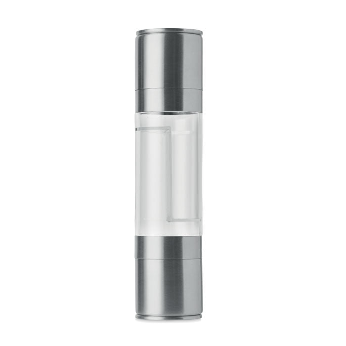MOLIN - Molinillo sal y pimienta en acero inoxidable y acrílico con mecanismo de molienda cerámico.