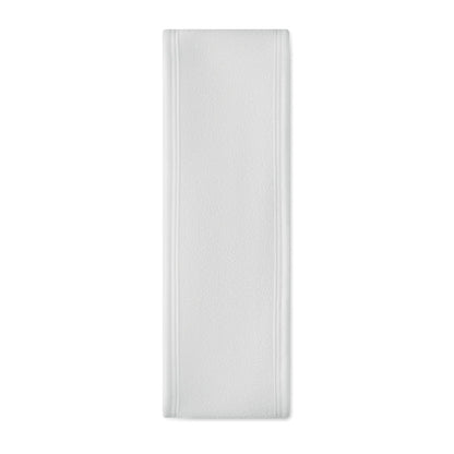 Banda de microfibra blanca extendida para rutinas de belleza
