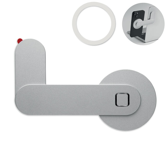 SCREENTACH - Soporte magnético p/teléfono. Soporte de aluminio con anillo metálico para teléfonos.