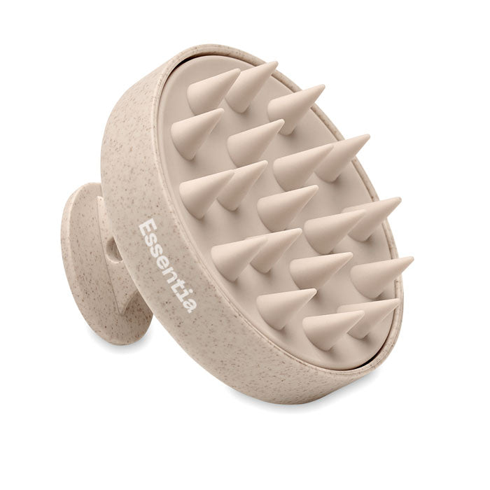 MASSAGE - Cepillo masaje para cabeza con cerdas de silicona, diseño ergonómico y mango fácil de usar.