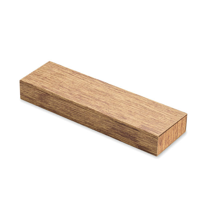 JAKARTA SET - Set de madera de acacia en caja de papel con acabado efecto madera