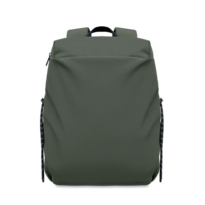 NAPA - Mochila nylon PC  16" 17L en color oscuro con diseño minimalista y asas acolchadas.
