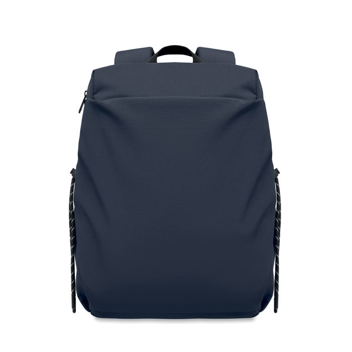 NAPA - Mochila nylon PC  16" 17L en color azul, con diseño minimalista y bolsillo frontal.