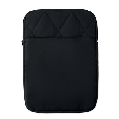 Funda acolchada negra para portátil de 15 pulgadas