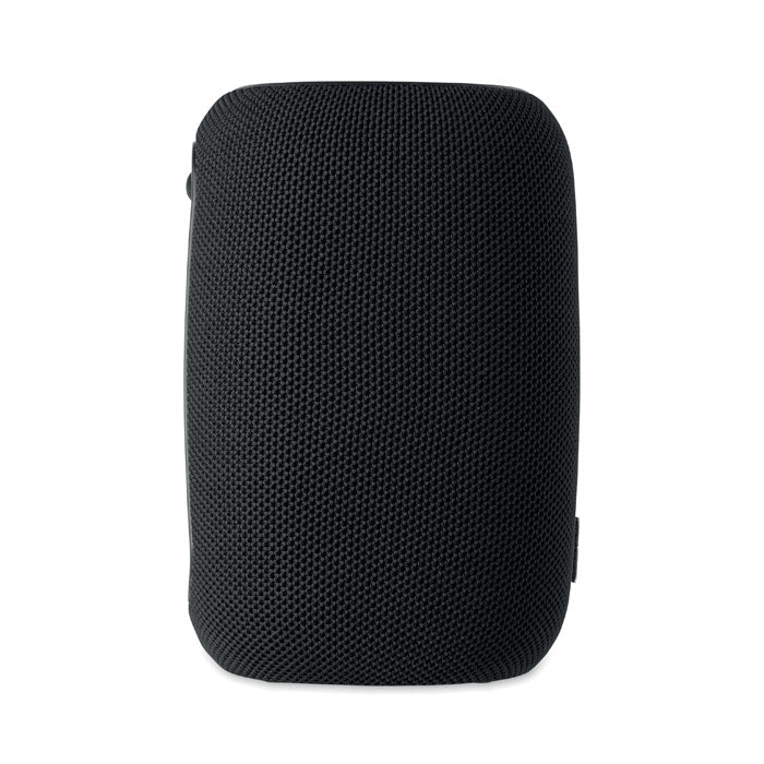 TOAVOLT - Altavoz inalámbrico de 8 W en color negro, con diseño texturizado de ABS y tejido PET.