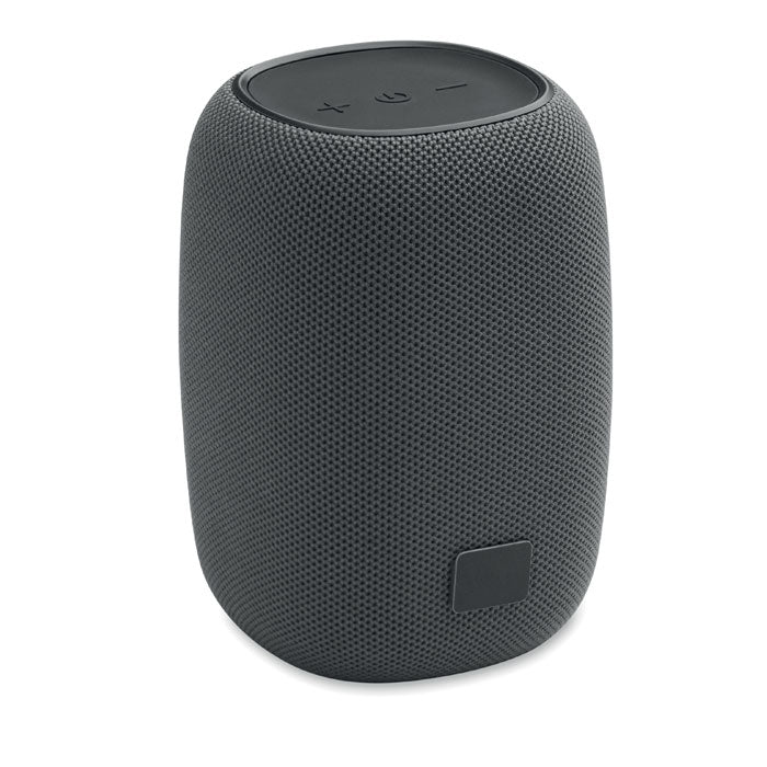 TOAVOLT - Altavoz inalámbrico de 8 W, altavoz Bluetooth negro con diseño moderno y controles superiores.