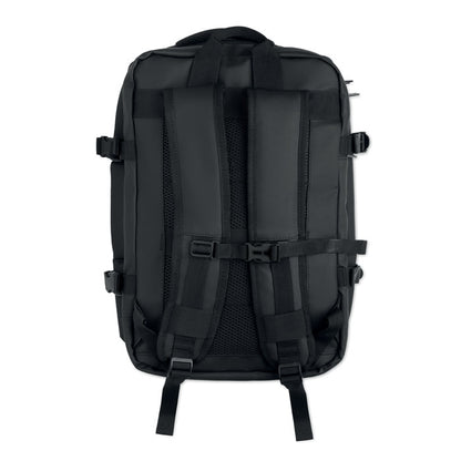 Mochila para portátil vista trasera con asas acolchadas