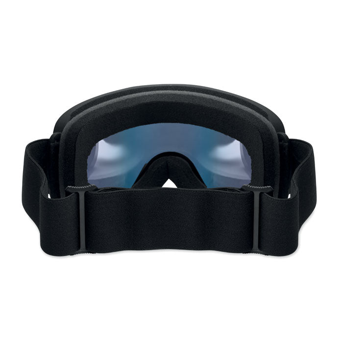 NISEKO - Gafas de esquí UV400, gafas de esquí con lente espejada y protección UV400, montura de TPU y cinta de nylon.