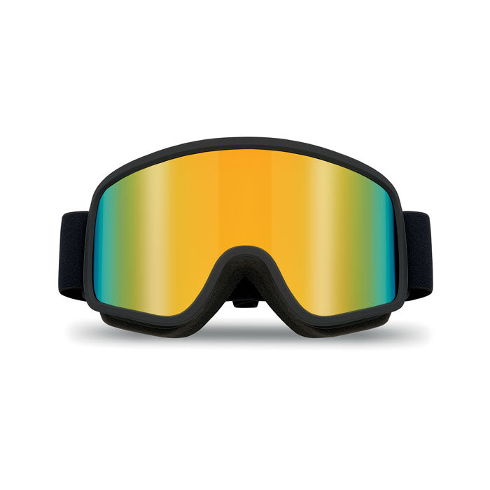 NISEKO - Gafas de esquí UV400 con lente espejada y montura de TPU