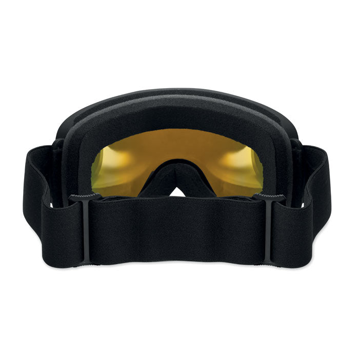 Gafas de esquí UV400 NISEKO con lente espejada y cinta de nylon, diseño ergonómico y protección UV400.