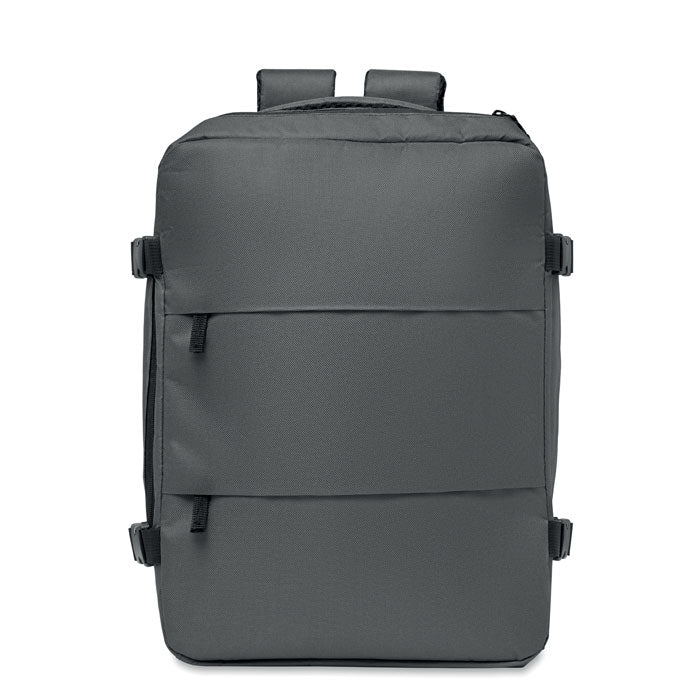 ASPEN - Mochila cabina extensible 20L en color gris, diseño moderno y funcional con múltiples compartimentos.