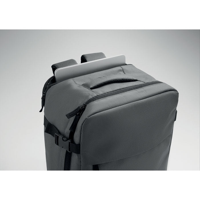 ASPEN - Mochila cabina extensible 20L con laptop dentro y diseño moderno