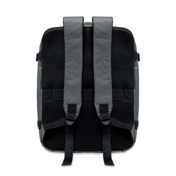 ASPEN - Mochila cabina extensible 20L vista trasera con tirantes acolchados y diseño en malla
