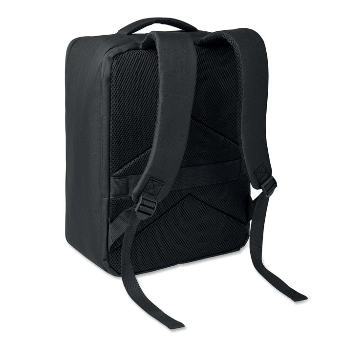 CITYFLOW - Mochila RPET y bolsa vacío 18L vista trasera con correas acolchadas y compartimento espacioso.