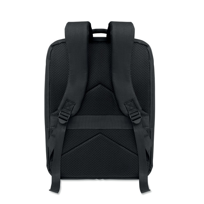 CITYFLOW - Mochila RPET y bolsa vacío 18L vista trasera con tirantes acolchados y soporte para comodidad.
