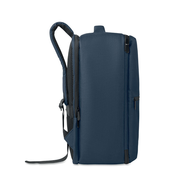 CITYFLOW - Mochila RPET y bolsa vacío 18L vista lateral mostrando diseño moderno y funcional con correas acolchadas.