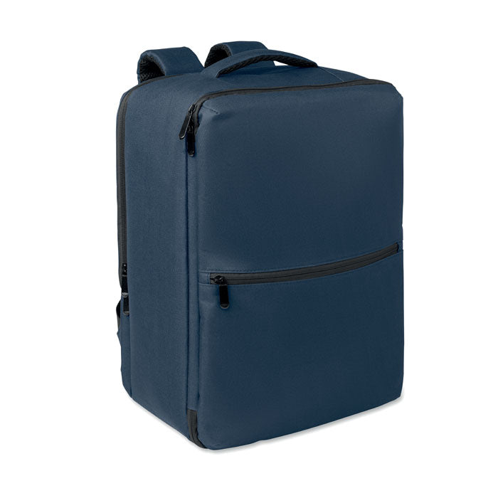 CITYFLOW - Mochila RPET y bolsa vacío 18L, mochila azul de 18 L con compartimentos y diseño moderno.
