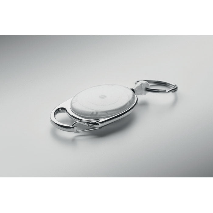 ARRONSA - Portacredenciales retráctil con mosquetón de aleación de zinc y ABS, 61 cm de largo